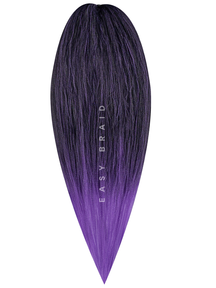 Канекалон Easy Braid D.VIOLET/ VIOLET 90 грамм